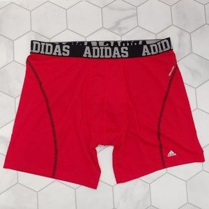 Excellent Used Condition Men's ADIDAS Stay Cool Performance Boxer Briefs Red - L
